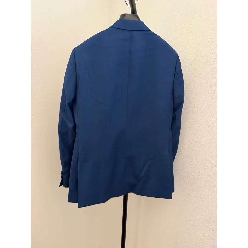 New Cosiani wool & cashmere super 150’s blue suit size 46